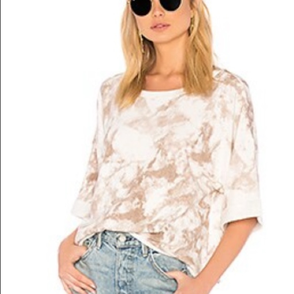 Craftsman Treatment T Shirt by Splendid Color: Sandstone Size: XS